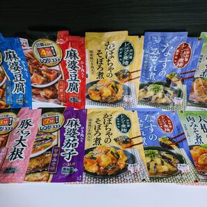 レンジ調理【麻婆豆腐・麻婆茄子・豚バラ大根・かぼちゃのそぼろ煮・なすのみぞれ煮・大根の肉みそ煮】10パック まとめ売り