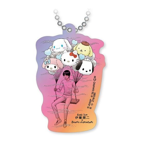 伊藤潤二×サンリオキャラクターズ アクリルチャーム 白服の美少年 ガチャ カプセルトイ 未開封
