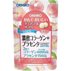 【お試し1袋】オリヒロ かんでおいしいチュアブルサプリ 濃密コラーゲン プラセンタ