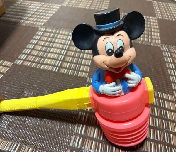 ディズニー ミッキーマウス 昭和レトロ 当時物 ハンマー
