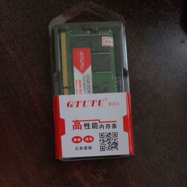 DDR5 32GB 4800Mhz SO DIM ノートパソコン用メモリ