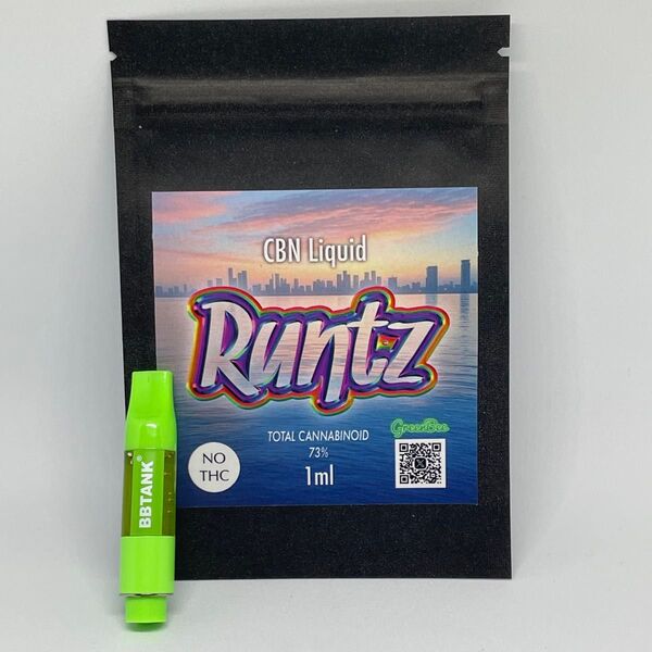 CBN×CBG×H4CBDリキッド Runtz 1ml ランツ 新基準1ppm以下