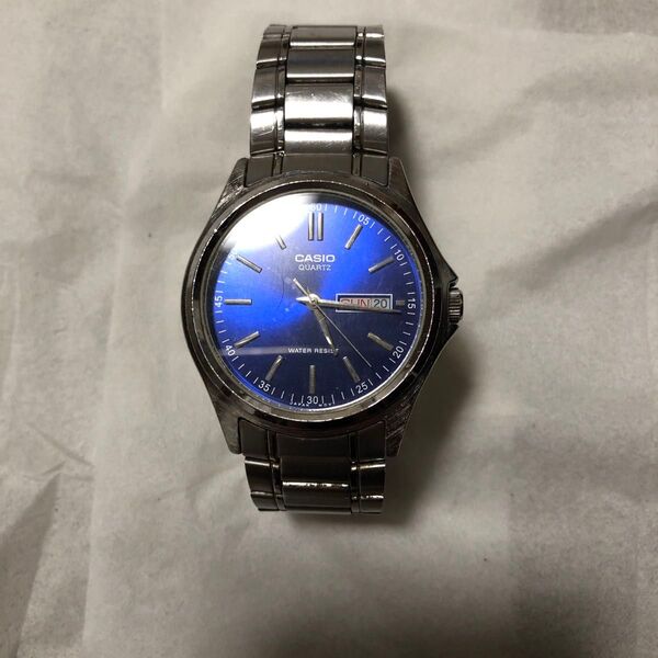 CASIO 腕時計 ブルー メンズ