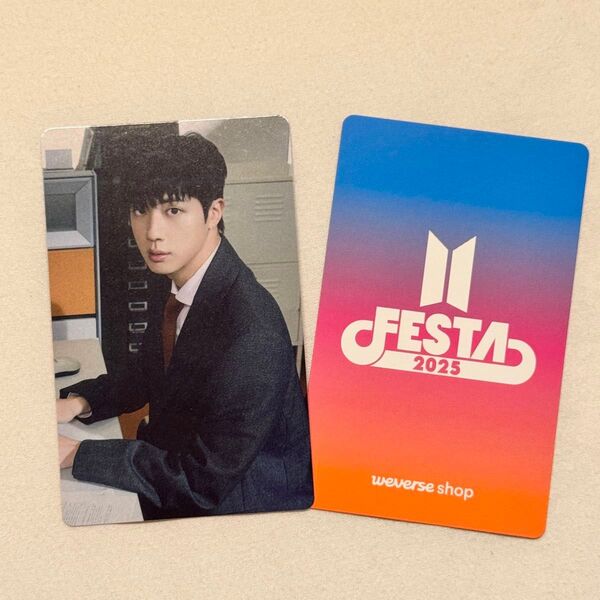 BTS FESTA 2025 カプセルアルバム 特典トレカ ジン JIN