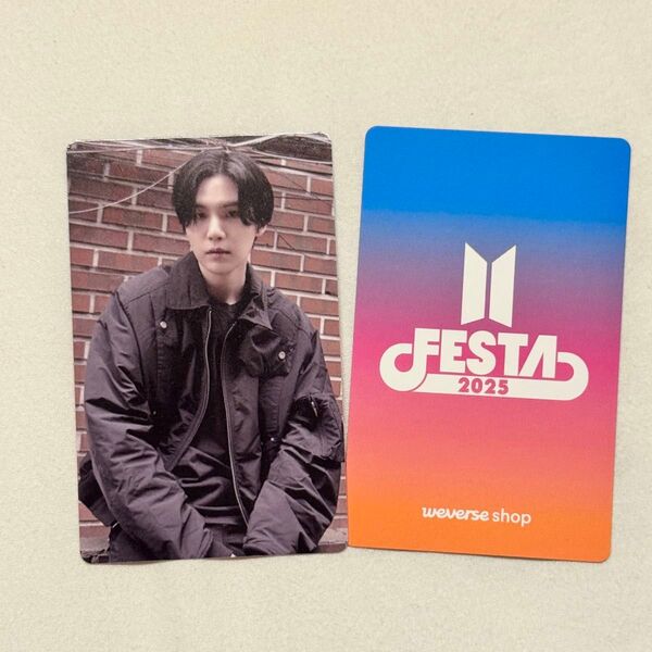 BTS FESTA 2025 カプセルアルバム 特典トレカ ユンギ SUGA