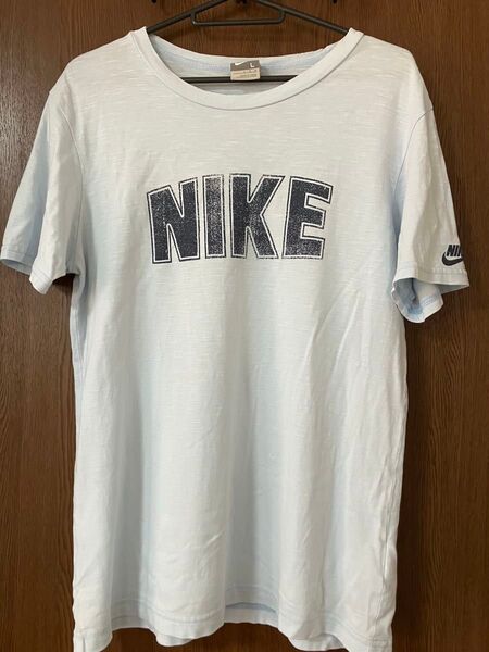 NIKE Tシャツ 水色 Lサイズ 古着