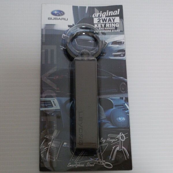 非売品 SUBARU スバル REVORG レヴォーグ 2WAYキーリング キーホルダー