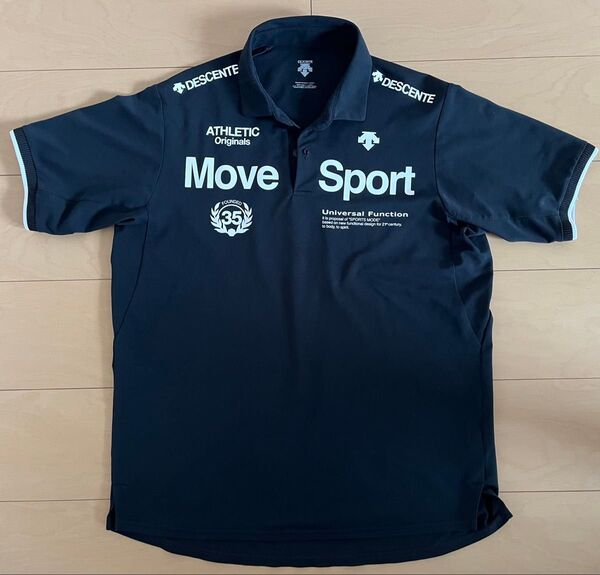 デサント ポロシャツ 黒 デサント DESCENTE Move Sport 半袖ポロシャツ MOVE ムーブスポーツ 半袖