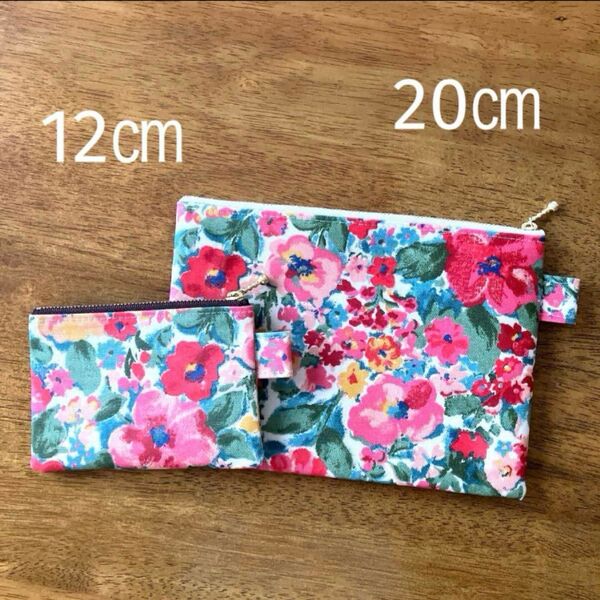 ハンドメイド ラミネートポーチセット キャスキッドソン *花