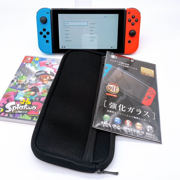 【激安】Nintendo Switch スプラトゥーン 2 ソフト ガラスフィルム ケース セット まとめ