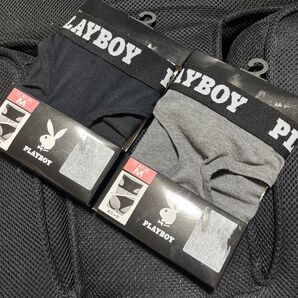 新品未使用 ショーツ パンツ PLAYBOY Xバック 2枚セット Mサイズ