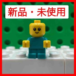 R16 新品レゴミニフィグ 可愛い赤ちゃんグリーン LEGO社正規品