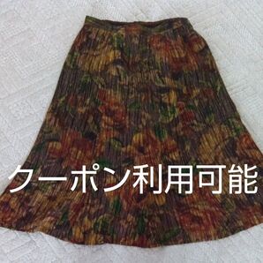 ハンドメイド 花柄フレアースカート レトロ ヴィンテージ風