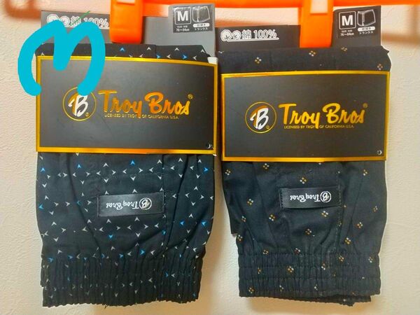 【新品】M2枚 カジュアルトランクス メンズ 綿 コットン トロイ TOROY