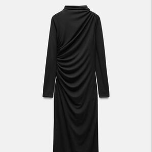 ZARA ワンピース ドレス タイト ロング丈 ブラック