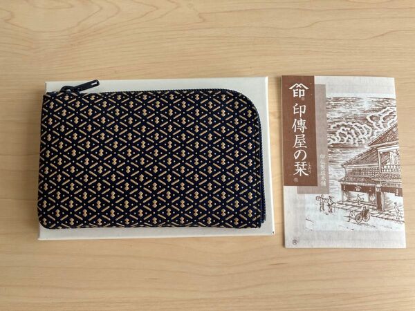 【新品・未使用品】甲州印伝 印傳屋 INDEN-YA 小銭入れ L字ファスナー 上原勇七