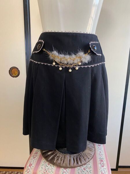 axes femmeスカート 黒