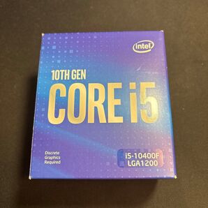 intel CORE i5-10400F 2.9GHz 12MB Cache LGA1200 第10世代