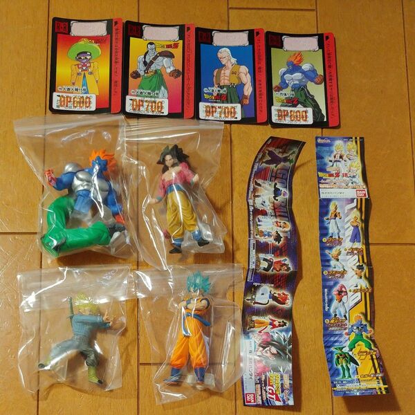 ドラゴンボール 旧・新HGシリーズ・VSシリーズ 4体セット +カードダス