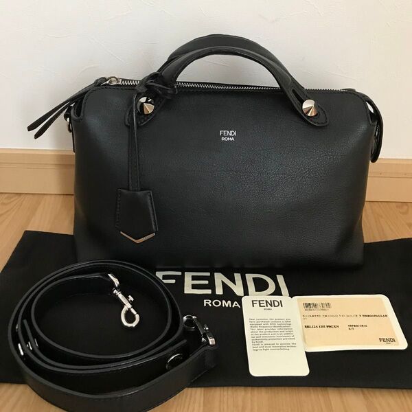 FENDI フェンディ バイザウェイ 2way ショルダーバッグ 黒 ブラック
