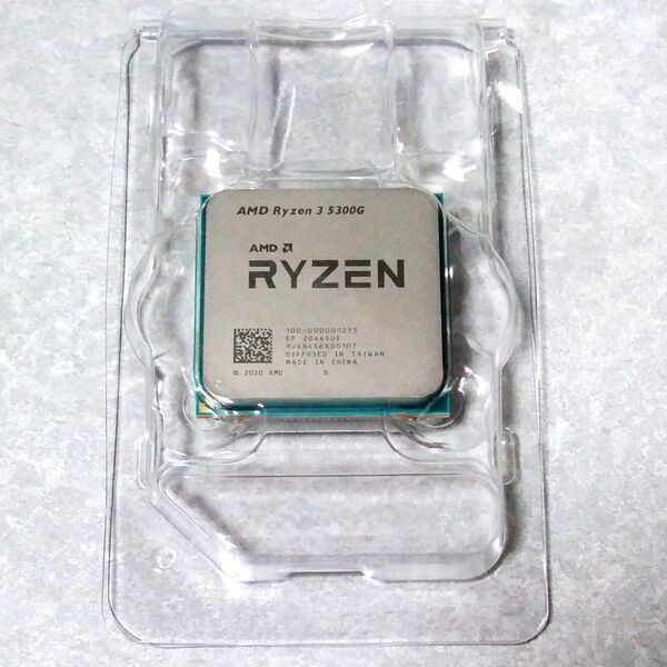 Ryzen 3 5300G 正常動作品 AMD-CPU Radeonグラフィック内蔵APU ソケットAM4 4コア8スレッド