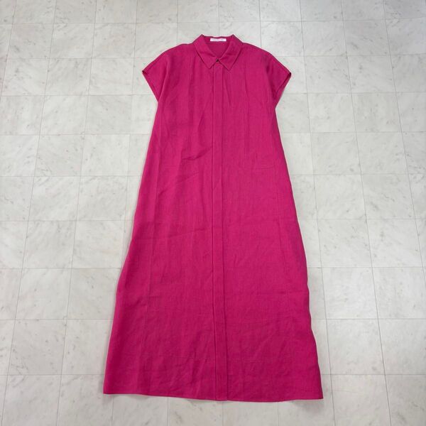 GALERIE VIE★美品★フレンチリネン シャツワンピース