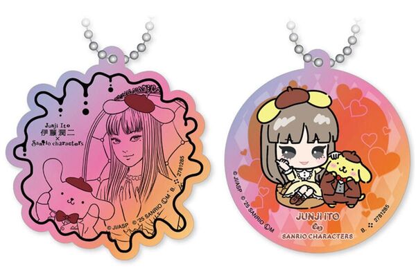 伊藤潤二×サンリオ アクリルチャーム 富江 ポムポムプリン 2種セット