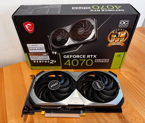 MSI Gefoce RTX 4070 SUPER 12G VENTUS 2X