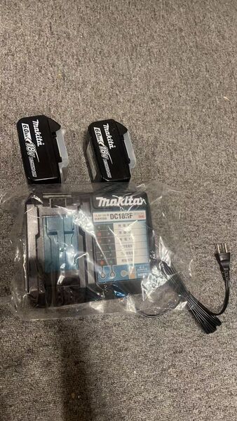 マキタ makita バッテリー18V 2個と充電器セット 新品