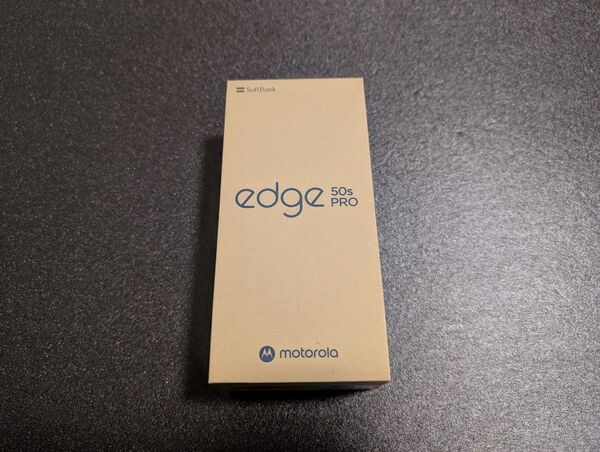 motorola edge 50s pro 6.7インチ 8GB/256GB ブラックビューティー ソフトバンク