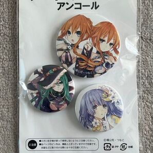 デート・ア・ライブ 缶バッジ(七罪&八舞耶倶矢・夕弦&誘宵美九)