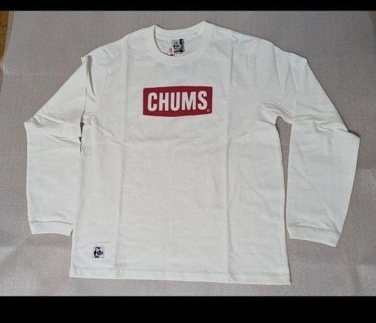 新品 未使用 CHUMS フリークスストア別注 チャムス ロゴ ロングスリーブ 長袖 Tシャツ L ロンT