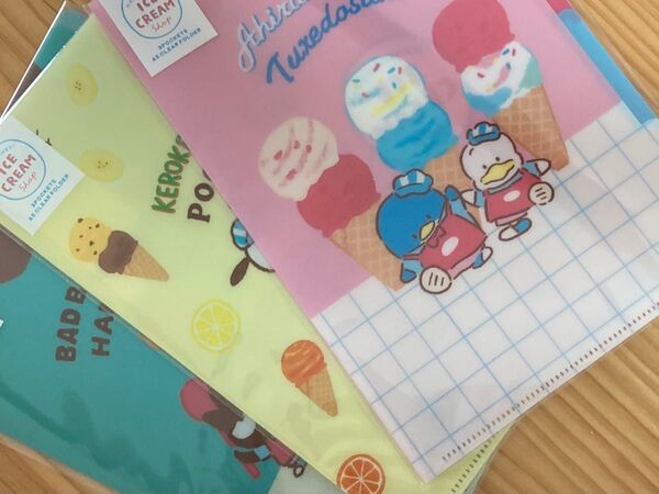 LOFT限定 古川紙工 はぴだんぶい アイスクリームショップ クリアファイル