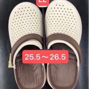 新品 サンダル LLサイズ(25.5〜26.5) ベージュ ブラウン