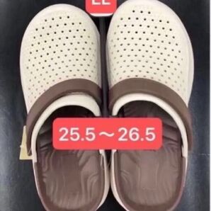新品 サンダル LLサイズ(25.5〜26.5) ベージュ ブラウン