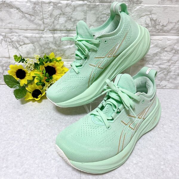 【美品】アシックス asics GEL-NIMBUS 26 ランニング 23㎝