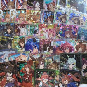 値下げ検討 ウマ娘 ウエハース まとめ売り 34枚 SSR 勝負服 ブロマイド アニバーサリー 未開封あり
