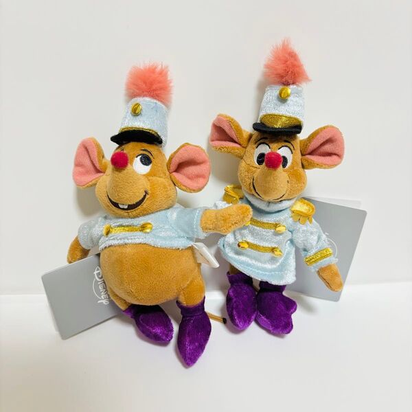ディズニーストア シンデレラ ジャック&ガス ぬいぐるみキーホルダー・キーチェーン