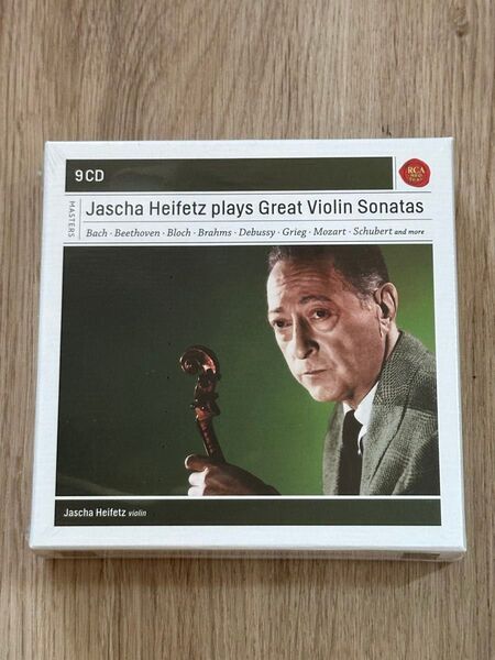 【未開封/9CD】HEIFETZ / PLAYS GREAT VIOLIN SONATAS ハイフェッツ ヴァイオリンソナタ