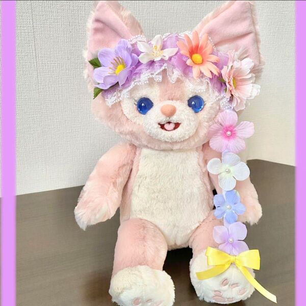 【早いもの勝ち】リーナベル ヘッドドレス ぬいぐるみ用 Sサイズ コスチューム おもちゃ ラプンツェル ダッフィシェリーメイ
