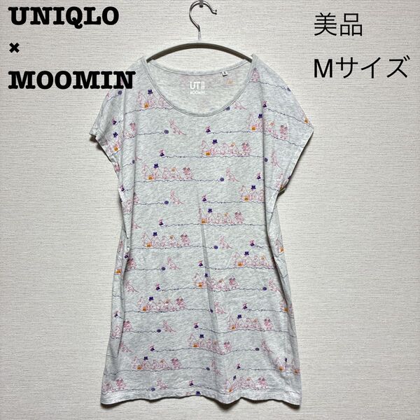 【美品】UNIQLO×MOOMIN ロング丈トップス Mサイズ