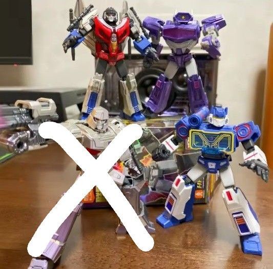 トランスフォーマー ミニプラモデル ブロッキーズ スタースクリーム サウンドウェーブ ショックウェーブ セット