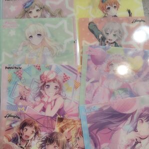 ガールズバンドパーティのカード クリアファイル