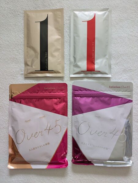LuLuLun フェイスマスク ONE、ONE WHITE、Over45 LIMITED BOX 4種セット ルルルン パック