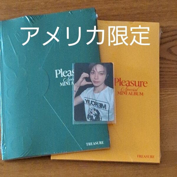 TREASURE アメリカ限定 トレカ PLEASURE ジョンファン CD