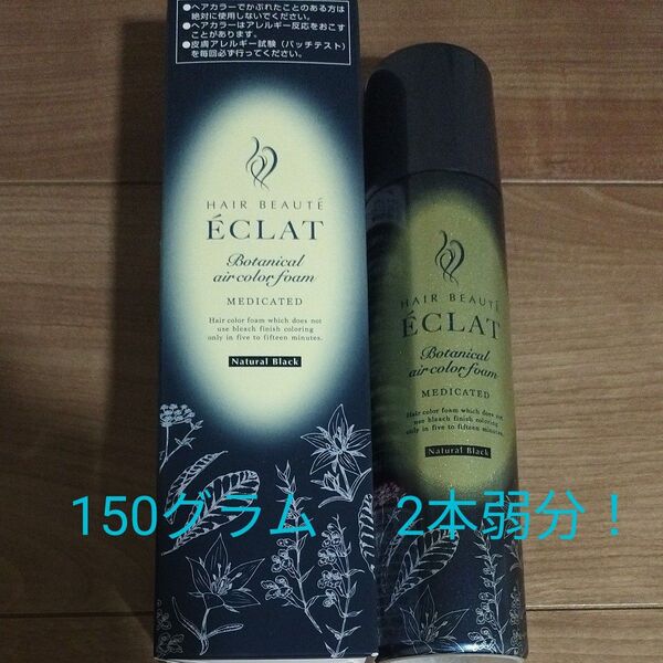 HAIR BEAUTE エクラ ボタニカル エアカラーフォーム ナチュラルブラック