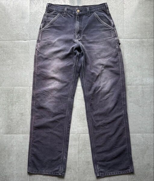 Carhartt カーハート ペインターパンツ ブラック 神フェード ヴィンテージ