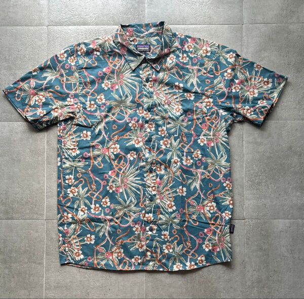 Patagonia パタゴニア アロハシャツ オーガニックコットン デザイン◎