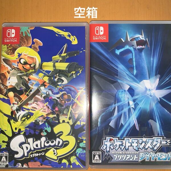 空箱 Nintendo Switch スプラトゥーン3 ポケットモンスター