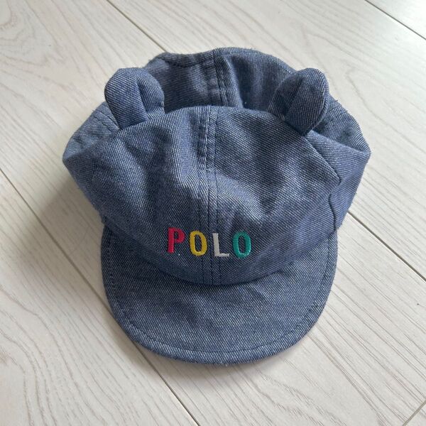 キッズ 帽子 キャップ POLO 48-50cm